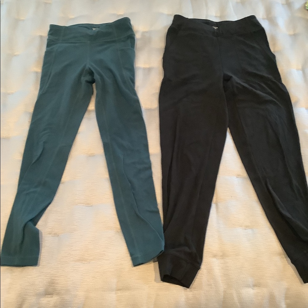 Athleta girl leggings and joggers size 8/10